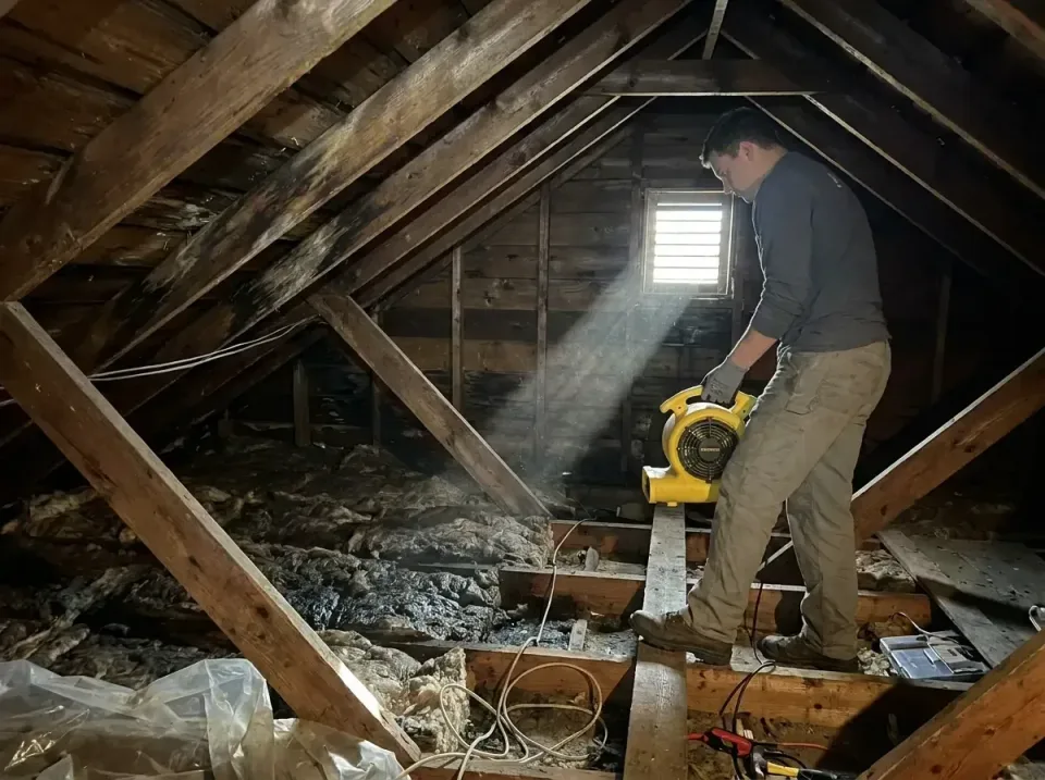 attic-water-damage-drying-proc-007 — frequently asked questions, Emergency Water Extraction & 24/7 Flood Response in Guntown…